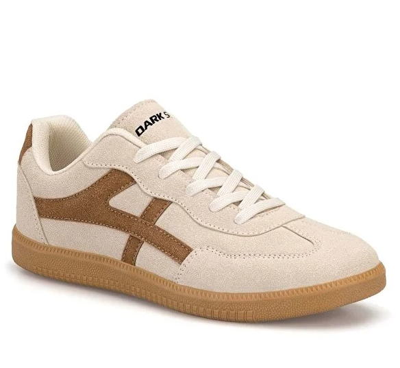 DS Ruby Süet Bej Taba Kadın Sneaker